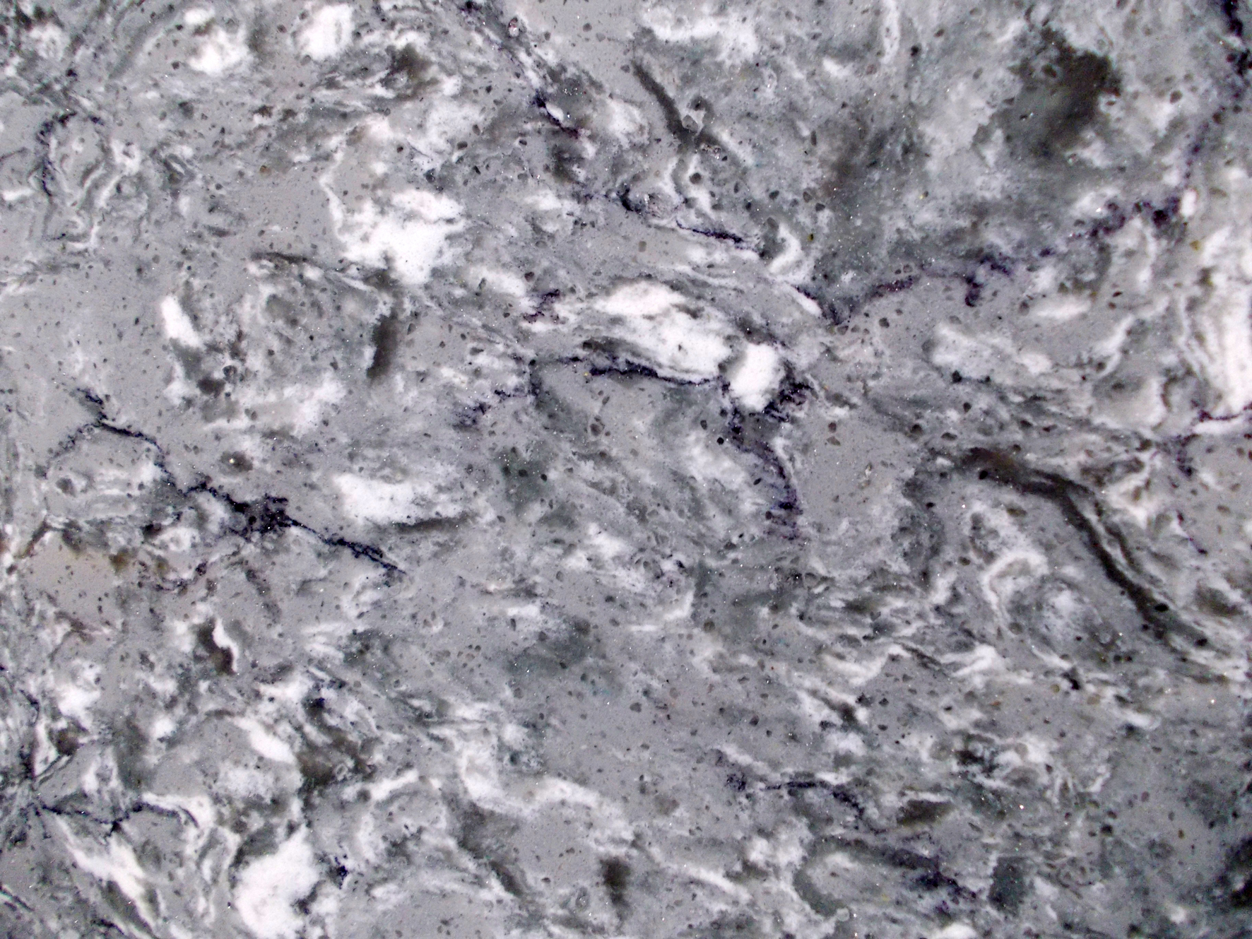 Figure 5 – The slabs produced with the most modern quartz surfacing lines are able to create much more intricate color variations, such as this Natura Bretonstone.
